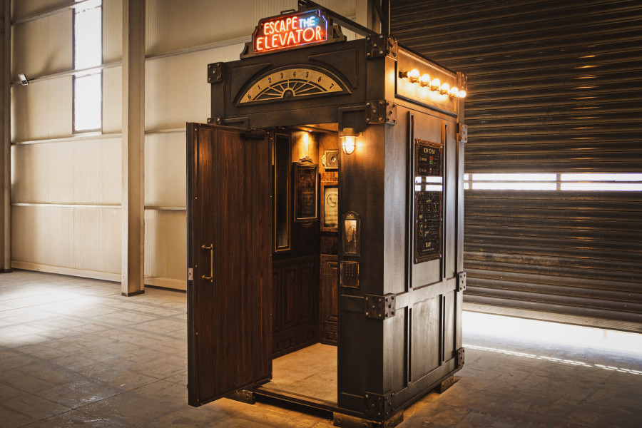 Escape Arcade unit in the workshop